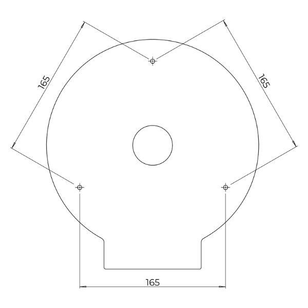 TOILET PAPER ROLL DISPENSER BRUSHED STAINLESS STEEL HI-SET