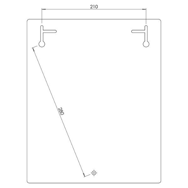 DISPENSADOR TOALHAS DE MÃOS INOX ESCOVADO HI-SET