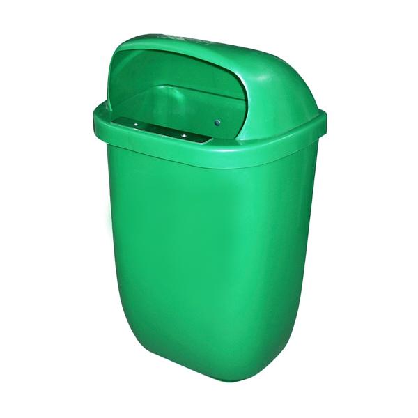 PAPELEIRA DE EXTERIOR VERDE 50L